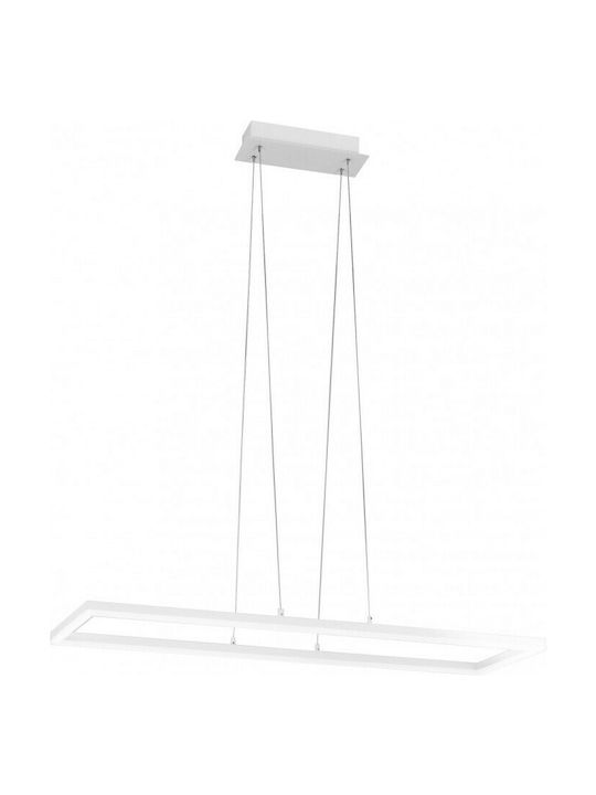 Fabas Luce Bard Pendant Light LED with Warm White Light White