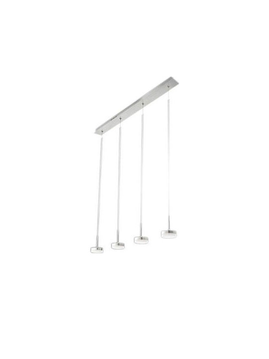 Fabas Luce Dunk Pendant Chandelier Rail Silver