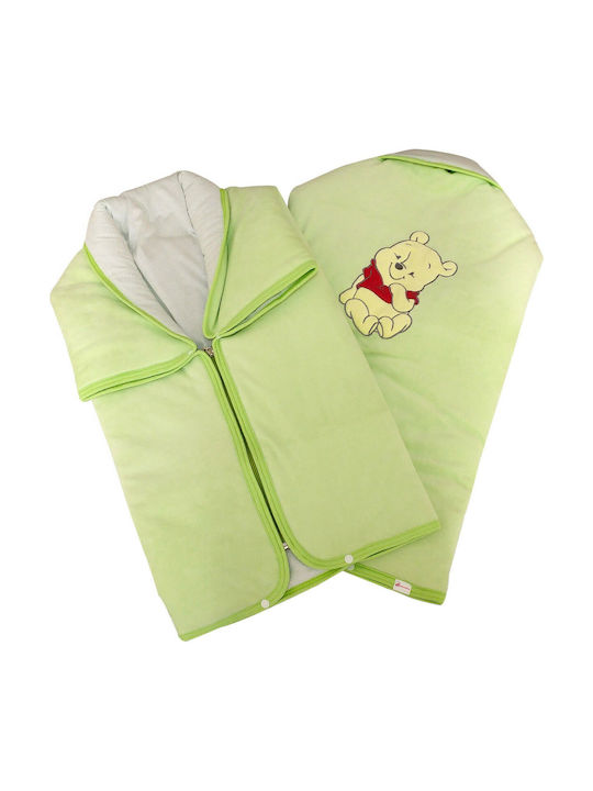 Beboulino Winter Blanket Sleeping Bag Pooh Lime