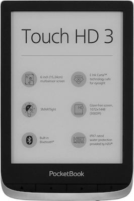 Pocketbook Touch HD 3 with Touchscreen 6" (16GB) Gray