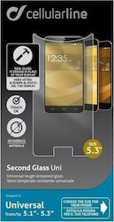 Cellular Line Tempered Glass (Universal)