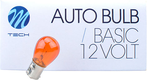 M-Tech Лампи Автомобила & Мотоциклета PY21W-BAU15s Обикновени 12V 21W 10бр