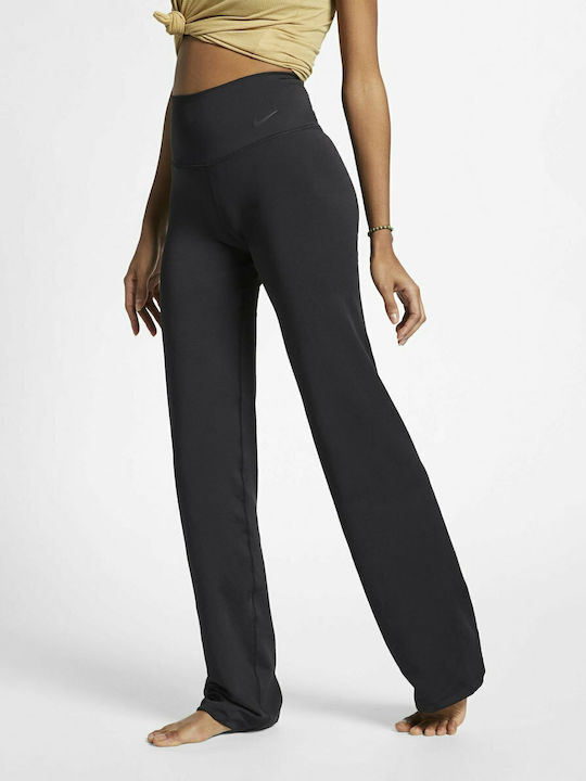 Power Dri-Fit Hohe Taille Jogginghose Schwarz