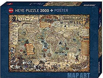 Pirate Map Puzzle 2D 2000 Pieces