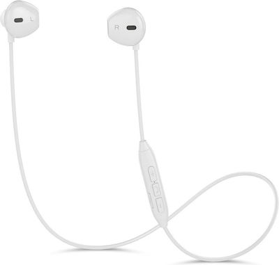 F04 Earbud Bluetooth Handsfree Earphones Whitά