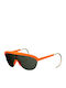 Polaroid Men's Sunglasses with Orange Frame and Grey Lenses PLD6037/S 2M5M9