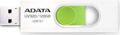 Adata UV320 128GB USB 3.1 Stick Λευκό