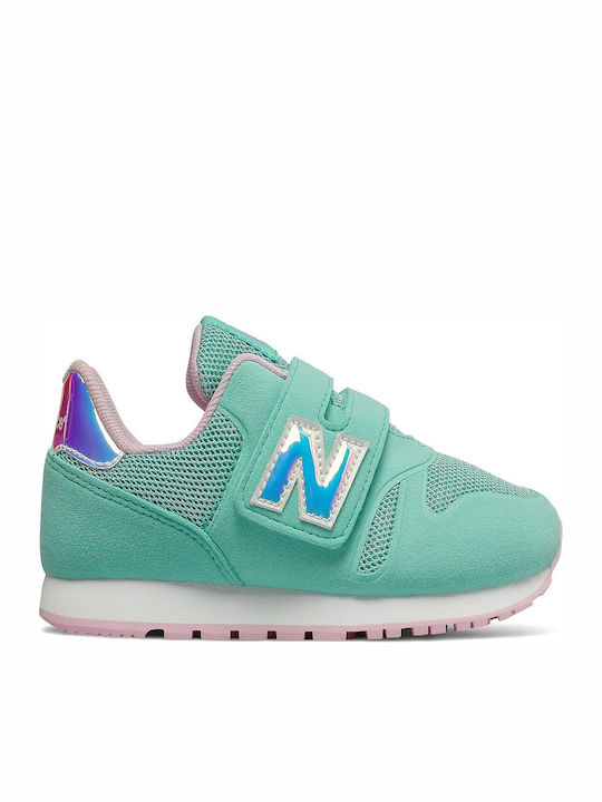 Kinder Sneakers mit Klettverschluss Türkis