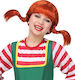 Carnival Wig Child's with Braids Red