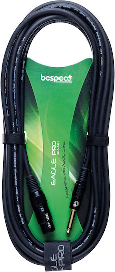 Bespeco XLR female to 6.3mm male 5m Cable (EAJXF500)