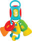 MG Toys Teething Keys and Rattle for Teething from Plastic for 3 Months+
