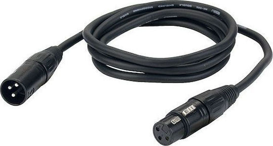 DAP-Audio Cable XLR male - XLR female Μαύρο 3m FL013