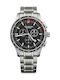 Victorinox Swiss Army Alliance Sport Watch Chronograph Battery with Black Metal Bracelet