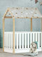 Casababy Leagăn La Maison Alb Natural