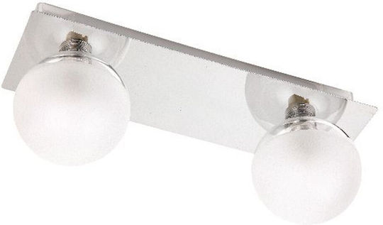 Spot Light Modern Lumină de Baie cu Soclu G9 Argintiu 30x12.5x9cm