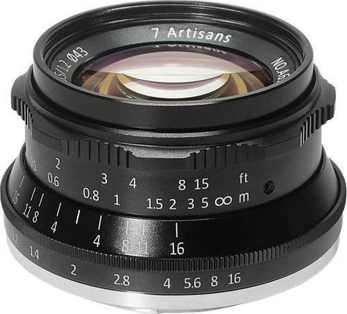 7artisans Crop Camera Lens Photoelectric 35mm f/1.2 Fixed for Canon EF-M Mount Black