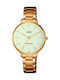 Q&Q Uhr mit Rose Gold Metallarmband QB57J011Y