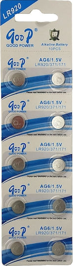 Goop AG6/LR920 Алкални Батерии За часовници LR69 1.5V 10бр