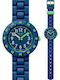 FlikFlak Kids Analog Watch Solo Dark with Rubber/Plastic Strap Blue