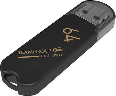 TeamGroup C183 64GB USB 3.1 Stick Black