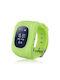 Παιδικό Smartwatch με GPS και Καουτσούκ/Πλαστικό Λουράκι Πράσινο