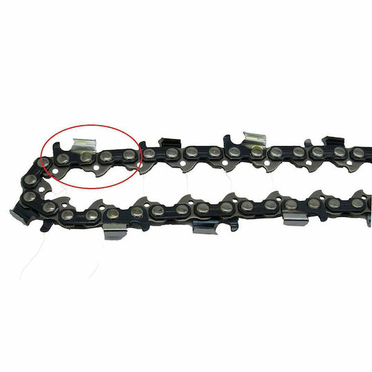 Visco Parts 350-60ΜΣ Αλυσίδα Αλυσοπρίονου με Βήμα 3/8", Πάχος Οδηγών .050"-1.3mm & Αριθμό Οδηγών 60Ε