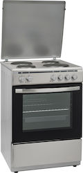 Robin Κουζίνα 65lt με Εμαγιέ Εστίες Π60εκ. Inox