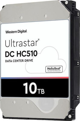 Western Digital Ultrastar DC HC510 10TB HDD Σκληρός Δίσκος 3.5" SATA III 7200rpm με 256MB Cache για NAS / Server