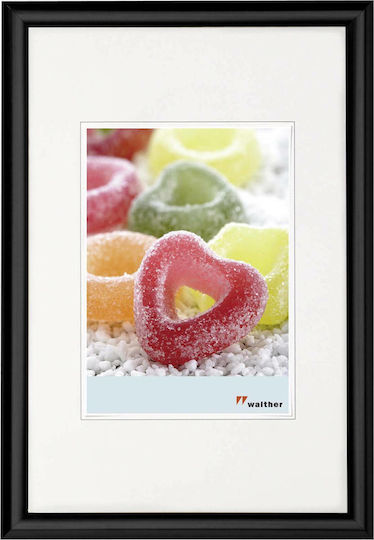 Walther Trendstyle Wall-mounted Plastic Photo Frame Black
