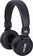 Trevi DJ 1230 BT Ασύρματα Bluetooth On Ear Ακουστικά Μαύρα