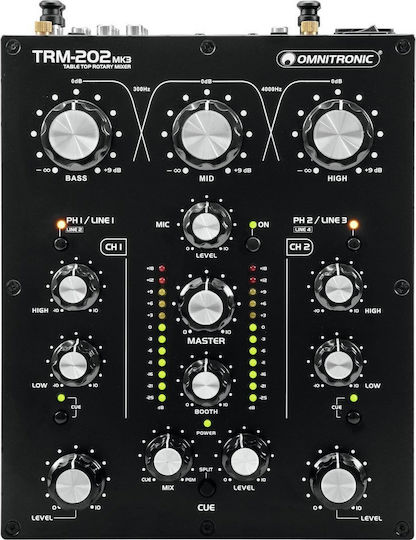 Omnitronic TRM-202MK3 TRM-202 MK3 with 1 XLR Input