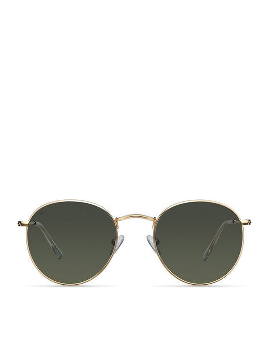 Meller Yster Слънчеви очила с Златен Метален Рамка и Зелен Леща Y-GOLDOLIVE