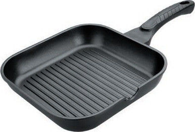 Lacor Τηγάνι Grill Αλουμινίου Fundido Negra