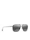 Maui Jim Ανδρικά Γυαλιά Ηλίου με Γκρι Μεταλλικό Σκελετό και Μαύρο Polarized Φακό 541-2M