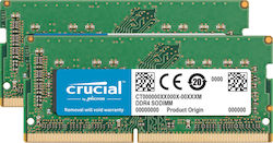 Crucial 16GB DDR4 RAM mit 2 Modulen (2x8GB) und Geschwindigkeit 2400 für Laptop