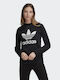 Adidas Trefoil Women's Sweatshirt Black