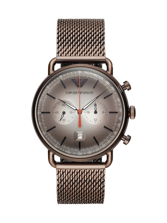 Emporio Armani Men's Watch 43mm Chronograph Bat...