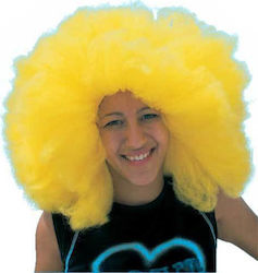 Carnival Wig Hippie Afro Hair Yellow