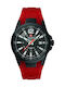 Swiss Alpine Military by Grovana Watch Battery with Red Rubber Strap 7058.1876SAM