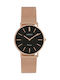 Oozoo Uhr mit Rose Gold Metallarmband