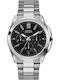 Guess Men's Watch 44mm Battery with Silver Metal Bracelet