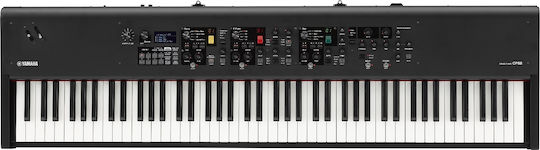 Yamaha Електрически Етап Пиано CP-88 с 88 Претеглени Клавиши и Свързване със Слушалки и Компютър Черно