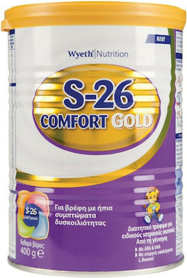 Wyeth Formula de lapte Nutriton S-26 Comfort pentru 0m+ 400gr