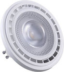 GloboStar GU10 AR111 15W Ψυχρό Λευκό Dimmable