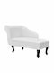 Recliner made of Synthetic Leather Alb L104xW51xH69.5buc