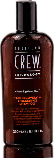 American Crew Anti Hairloss & Thickening Șampon Împotriva Căderii Părului pentru Păr Fragil 250ml