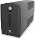 Conceptronic ZEUS02E UPS Line-Interactive 850VA 480W με 4 IEC Πρίζες