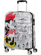 American Tourister Minnie Comics Kids Cabin Hard Suitcase Multicolour with 4 Wheels Height 55cm