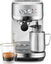 Sage Bambino Plus Μηχανή Espresso 1600W Πίεσης 15bar Ασημί