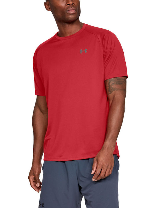 Under Armour Tech 2.0 Men's Sports T-Shirt Monochrome Red